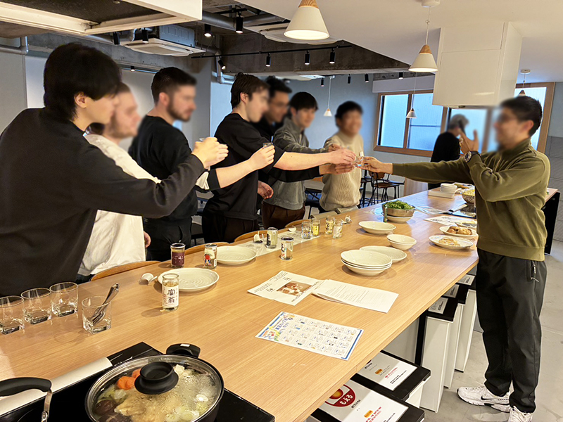 パティア市ヶ谷店イベント会場で日本酒会を実施している様子